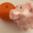 Стеклянная ёлочная игрушка Inge-Glas &quot;Свинка в стразах&quot; 14 см. розовая коллекция