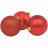 Набор шаров в тубе 40 шт д.60 красный материал пластик